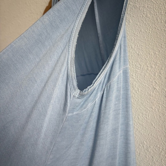 Z Supply The Vagabond Tank Light Blue Sleeveless Oversized Flowy Top - Picture 7 of 11
